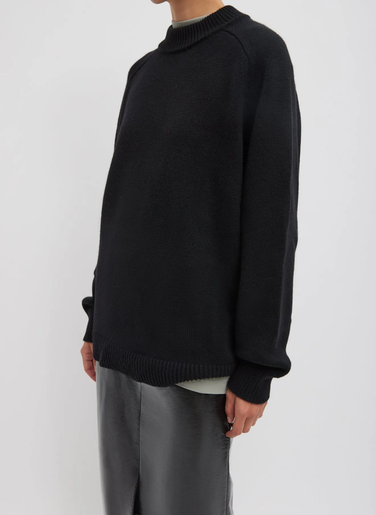 Best Sale Cashmere Sweater Crewneck Oversized Sculpted Pullover Knitwear & Sweatshirts