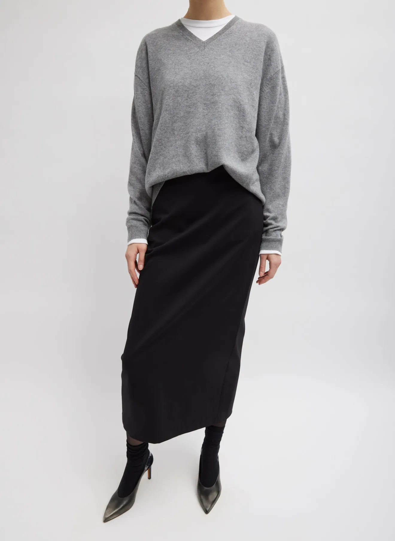 Best Sale Compact Ultra Stretch Knit Pencil Skirt Skirts | Fundamentals