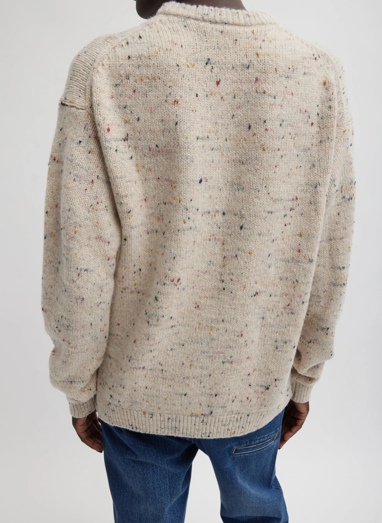 Discount Confetti Crewneck Easy Pullover Knitwear & Sweatshirts