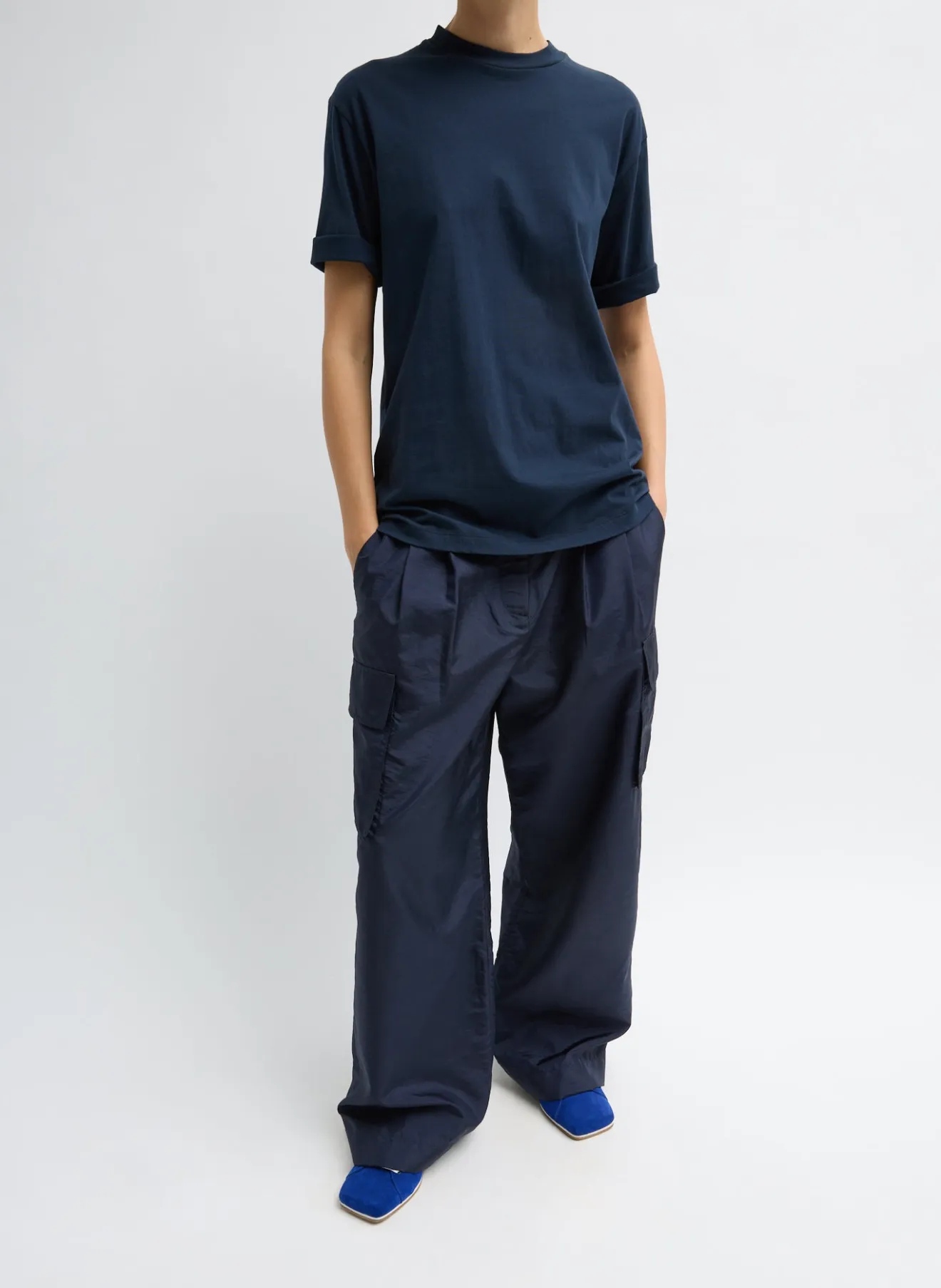 Shop Crispy Nylon Stella Pleated Cargo Pant Pants & Shorts | Fundamentals