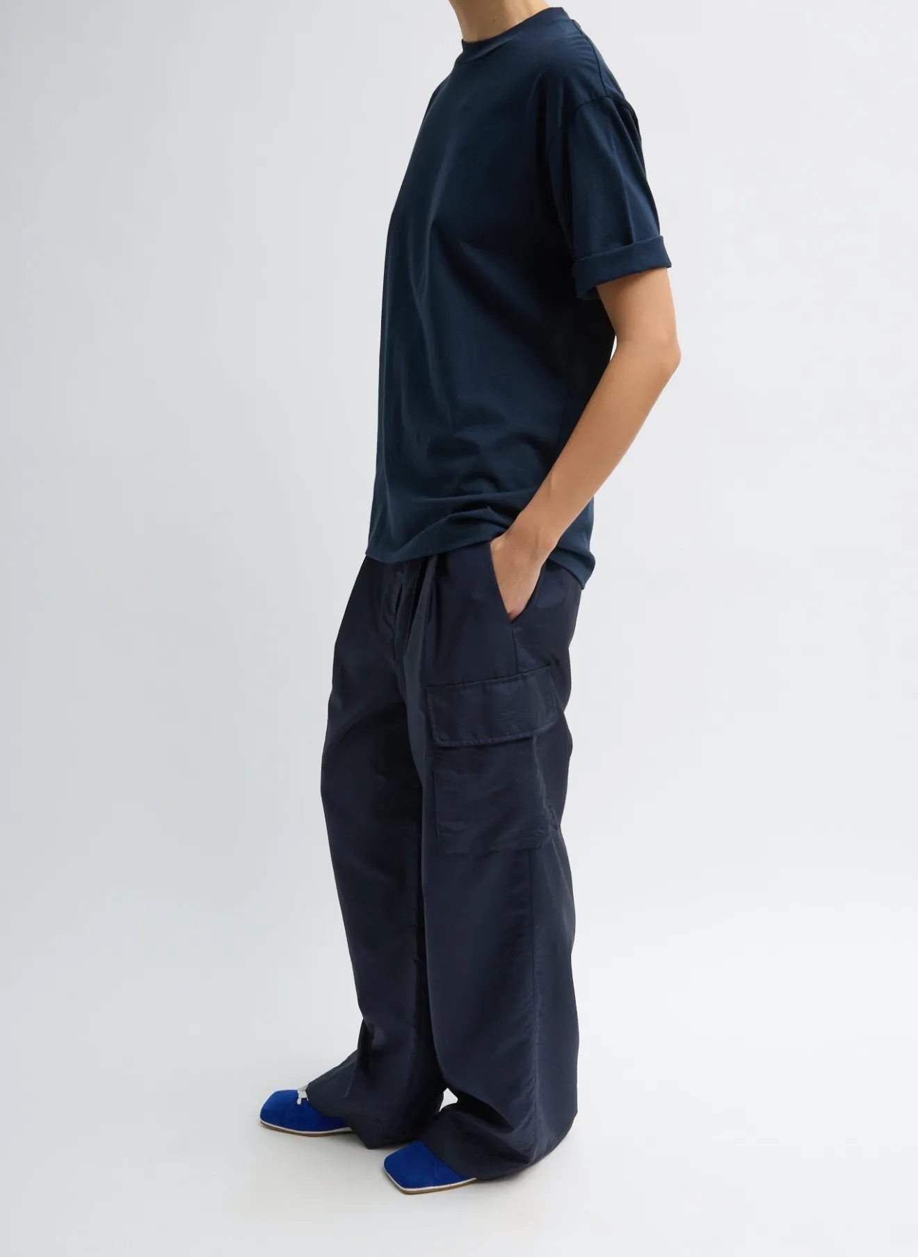 Shop Crispy Nylon Stella Pleated Cargo Pant Pants & Shorts | Fundamentals