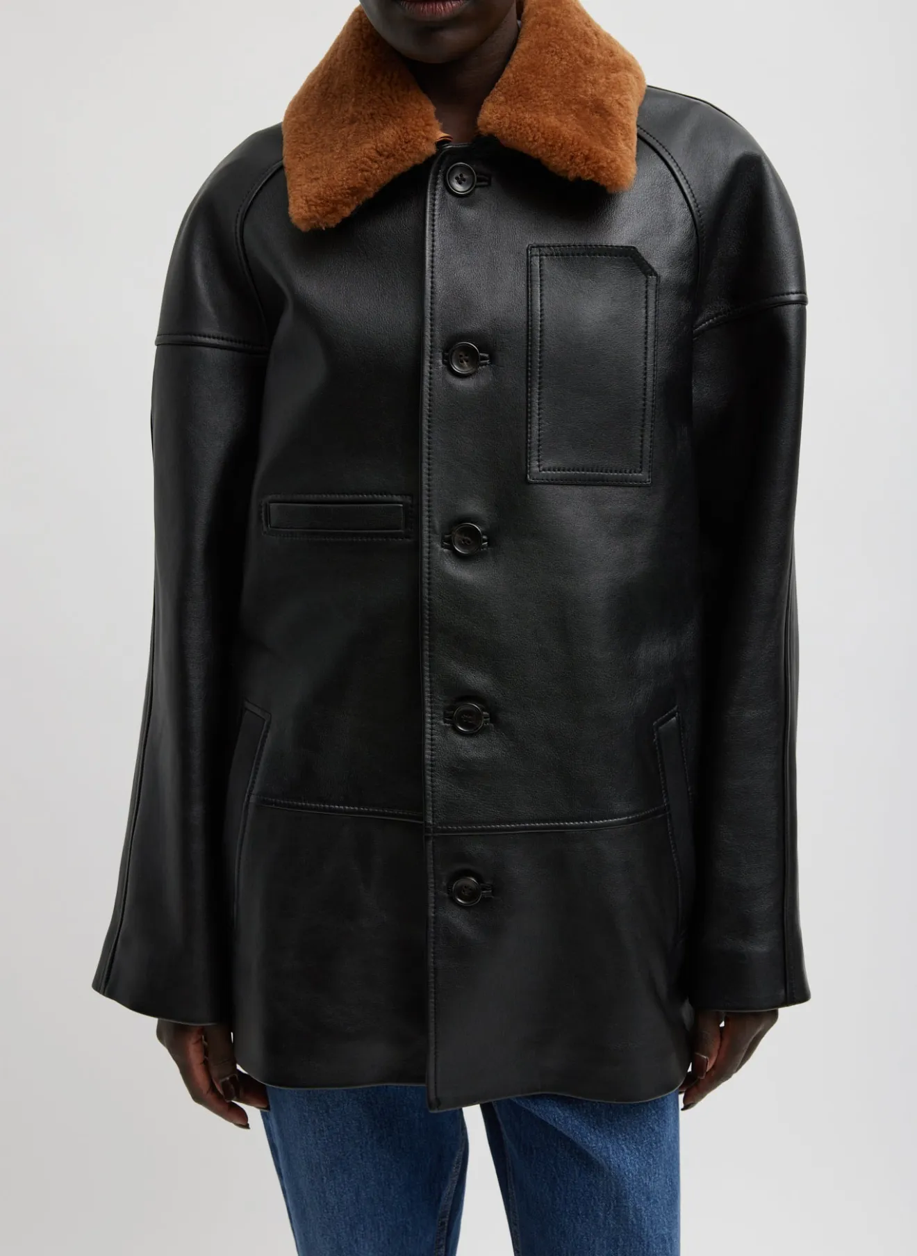 Hot Leather Carcoat Jackets & Outerwear