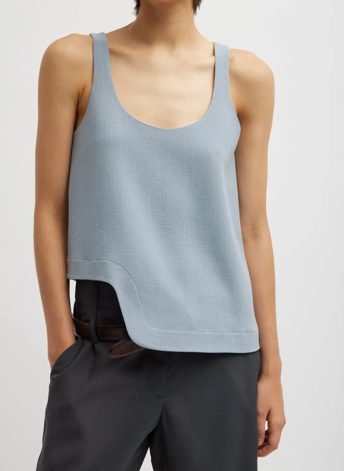 Sale Melee Crepe Tank Top Tops