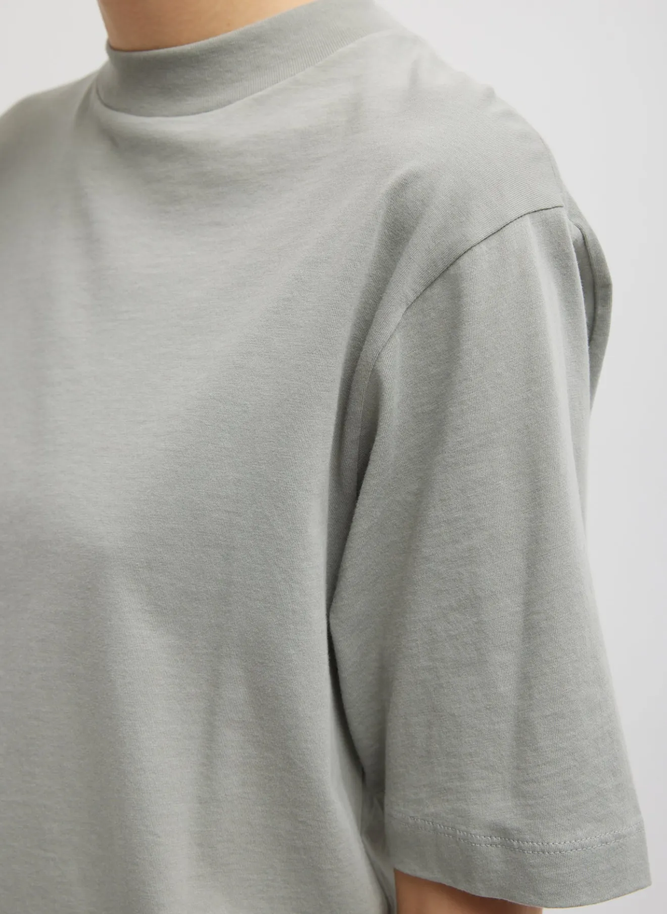 Shop Mock Neck Unisex T-Shirt Tops | Fundamentals