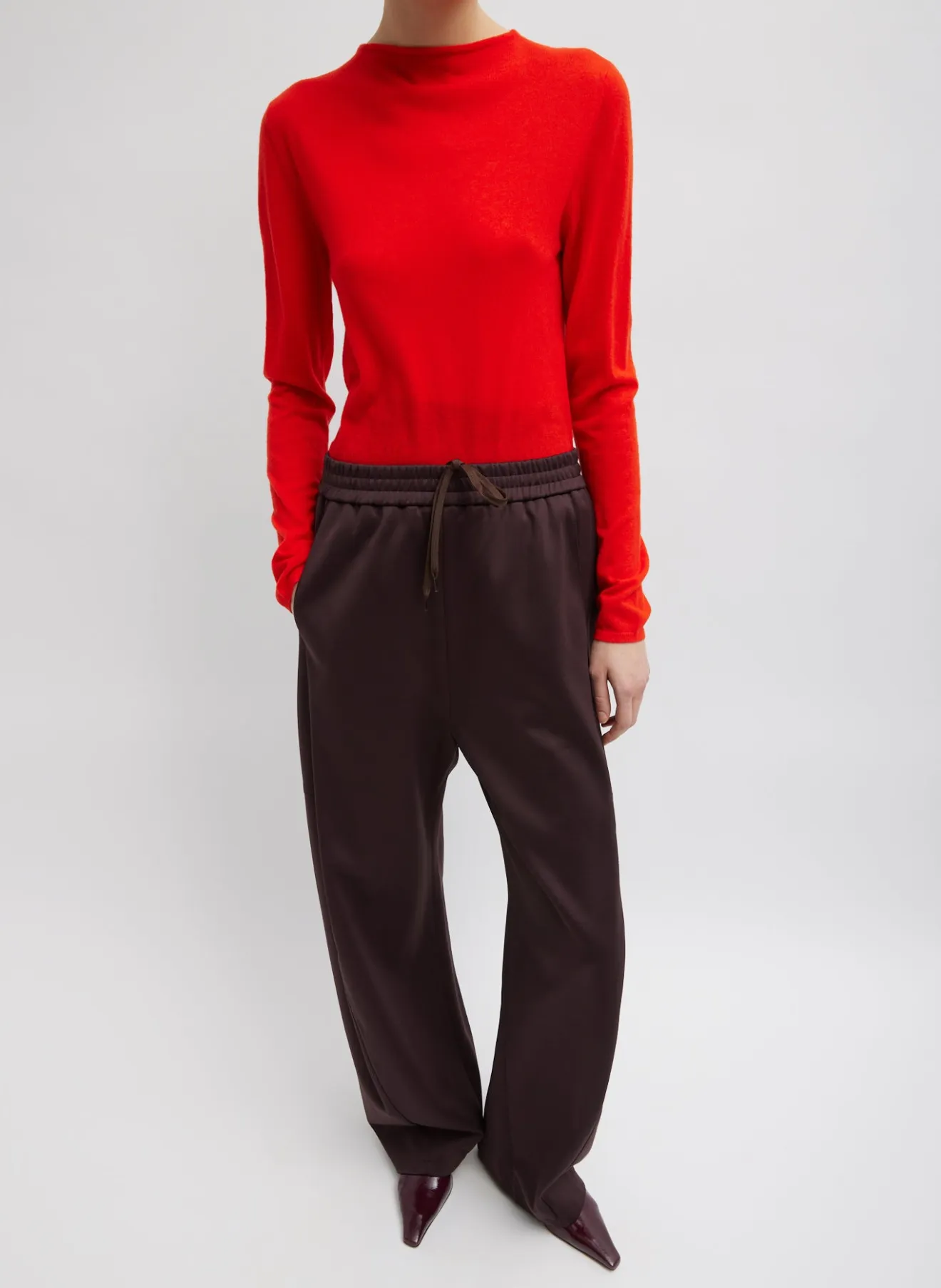 Outlet Skinlike Mercerized Wool Soft Sheer Pullover Knitwear & Sweatshirts | Fundamentals