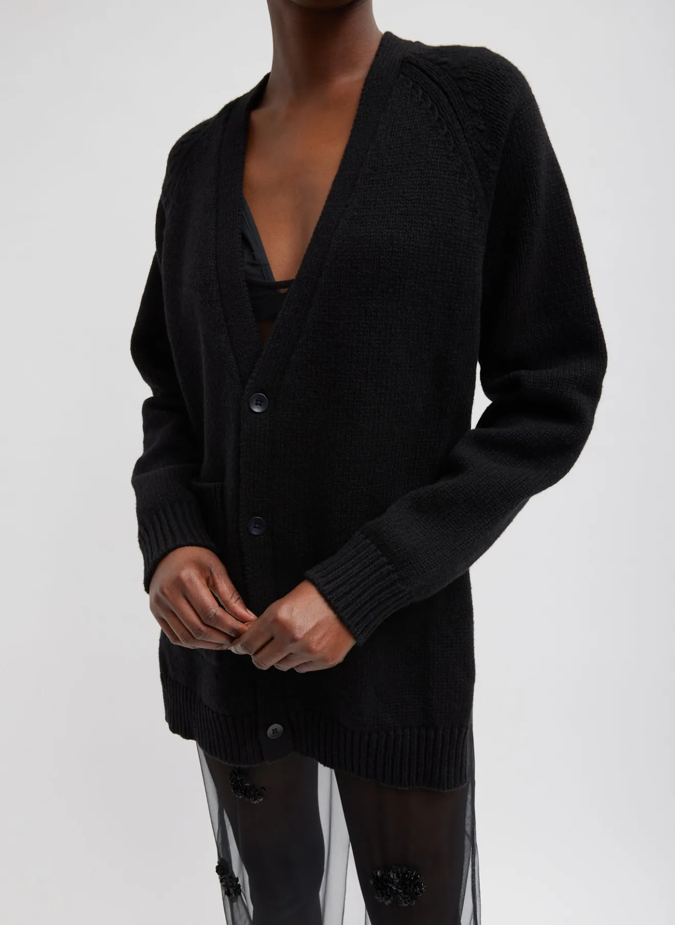 New Soft Sweater Fringed Half Cardigan Knitwear & Sweatshirts