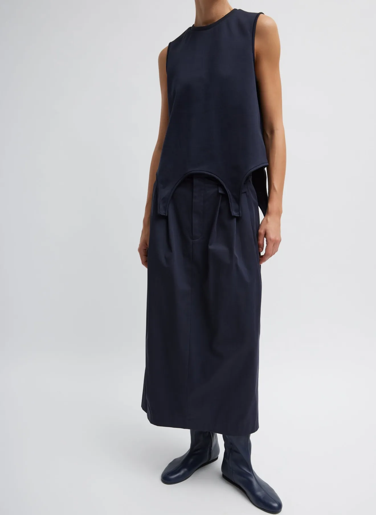 Shop Bio Twill Triple Pleat Skirt Skirts