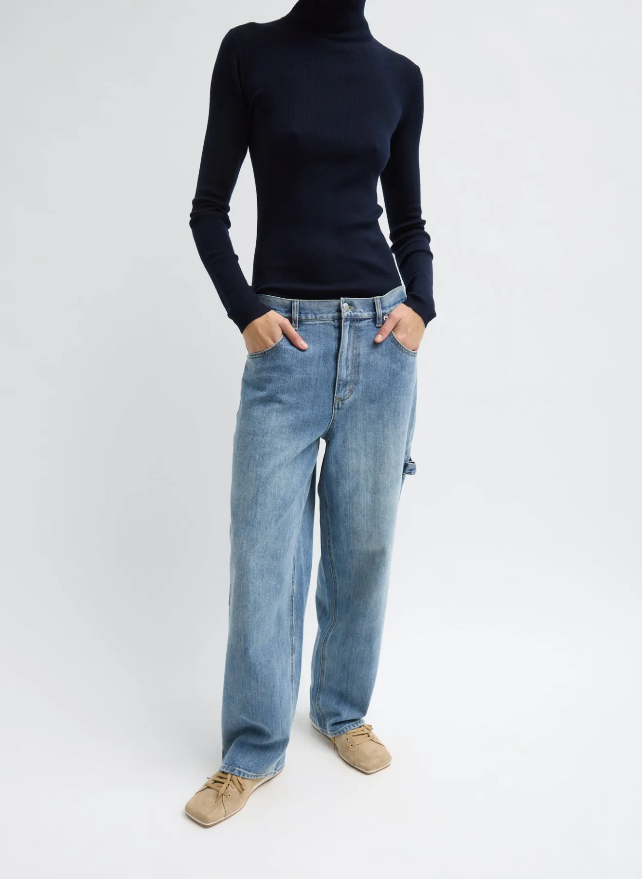 Clearance Classic Denim Slouchy Carpenter Jean Denim | Pants & Shorts