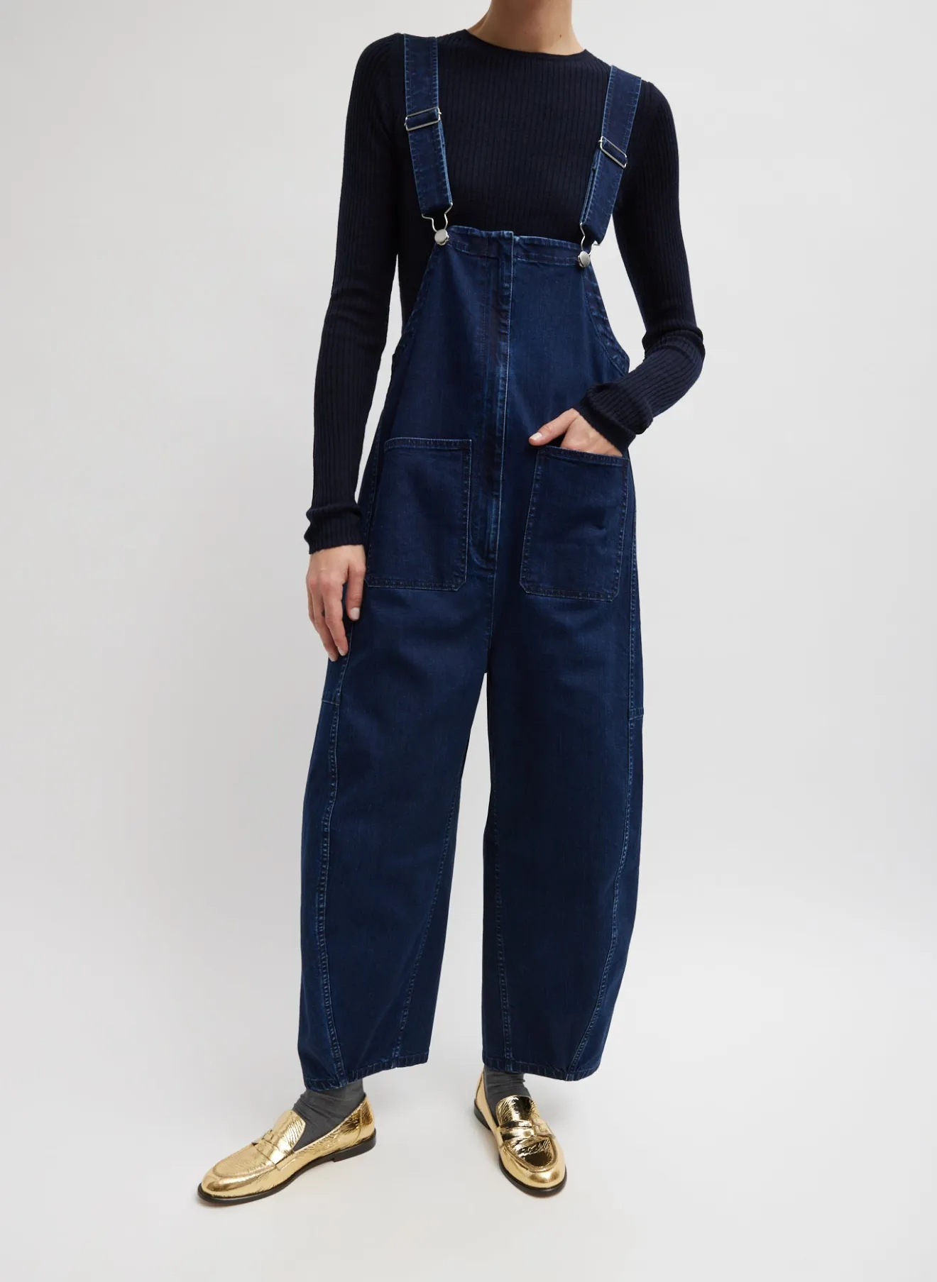 Clearance Classic Denim Jumpsuit Denim