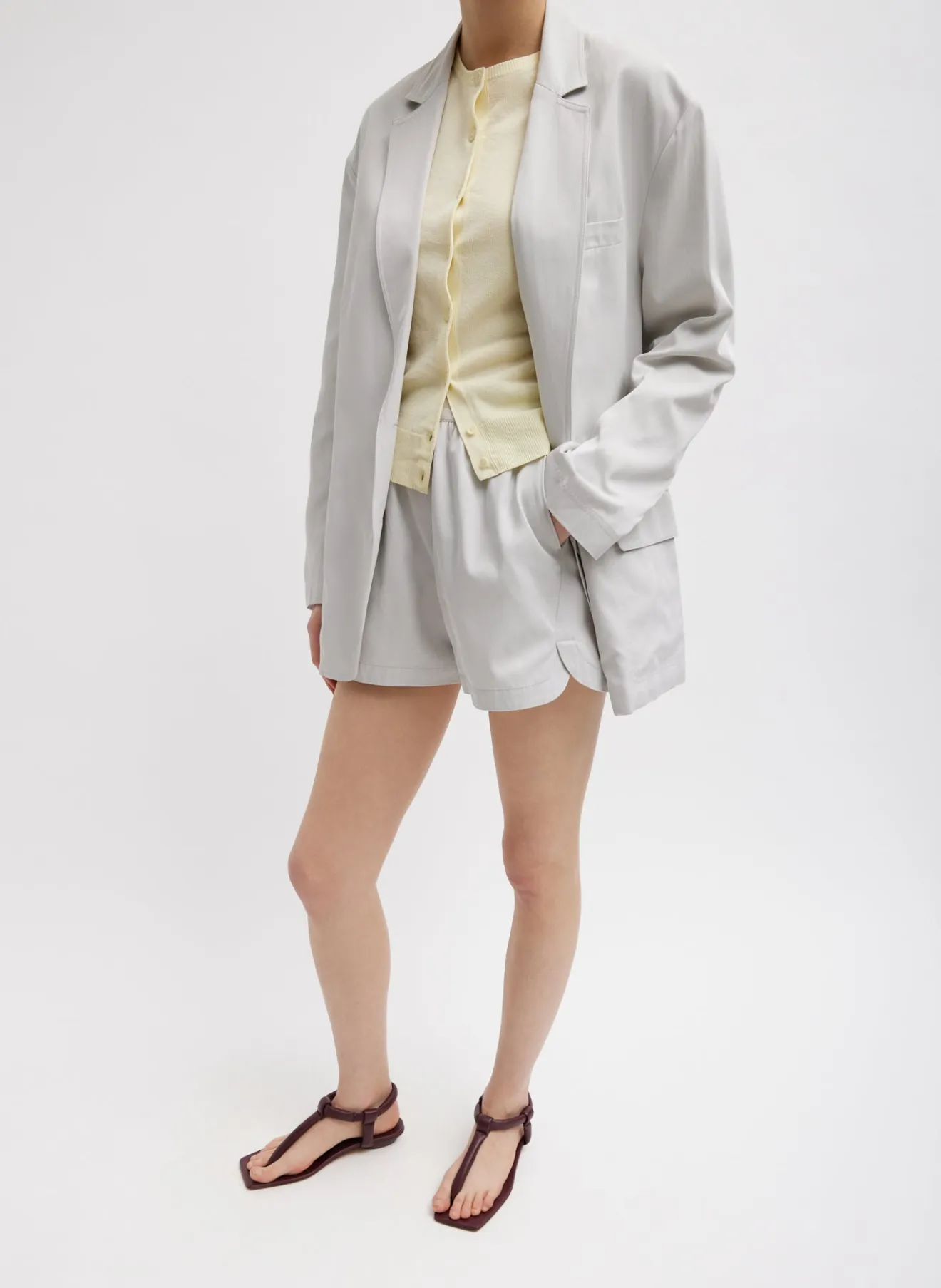 Store Drapey Suiting Pull On Short Suits | Pants & Shorts